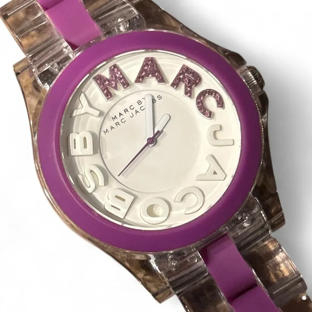 Y2K vintage Marc by Marc Jacobs Rivera Acrylic Watch